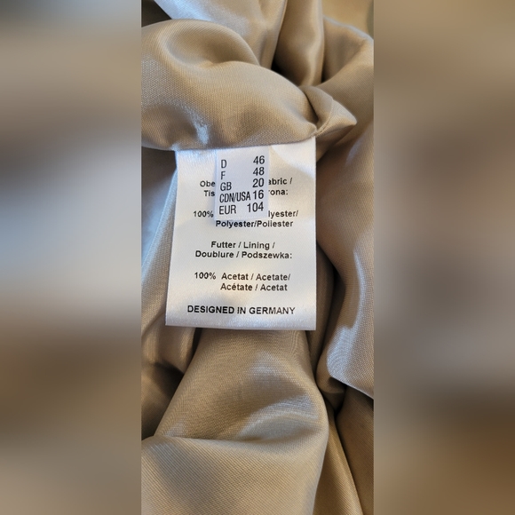 TUZZI VELVETY DRESS SIZE 16 - Picture 8 of 8